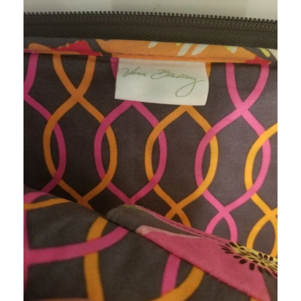 Vera Bradley Quilted Case Sleeve Zipper Interior Pocket 14
